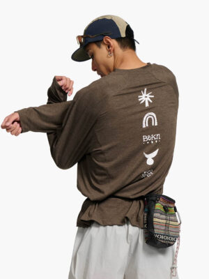 Tribal Graphic Quick-Dry Long Sleeve Tee